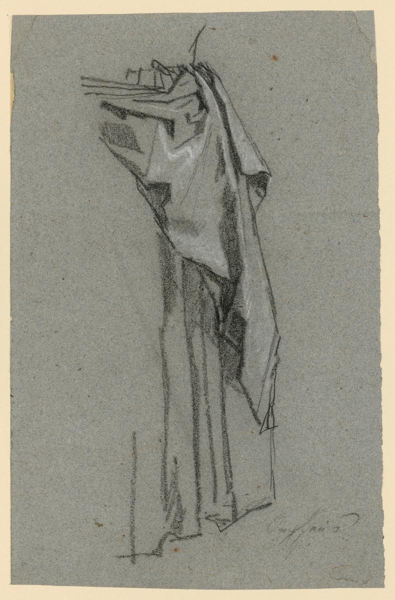 Gewandstudie (zum Orpheus)