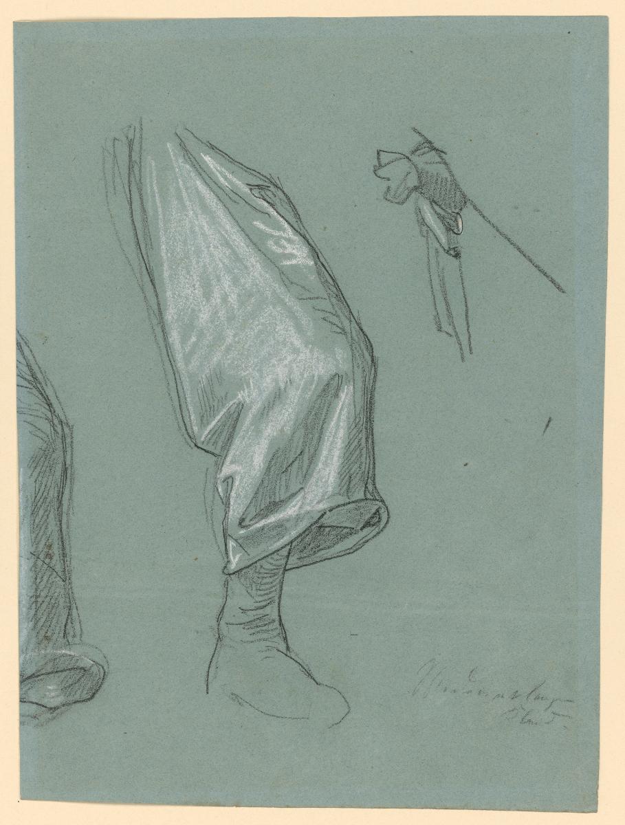 Gewandstudie (zur Medea)
