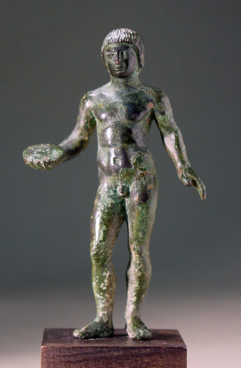 Etruskische Statuette eines Diskoswerfers