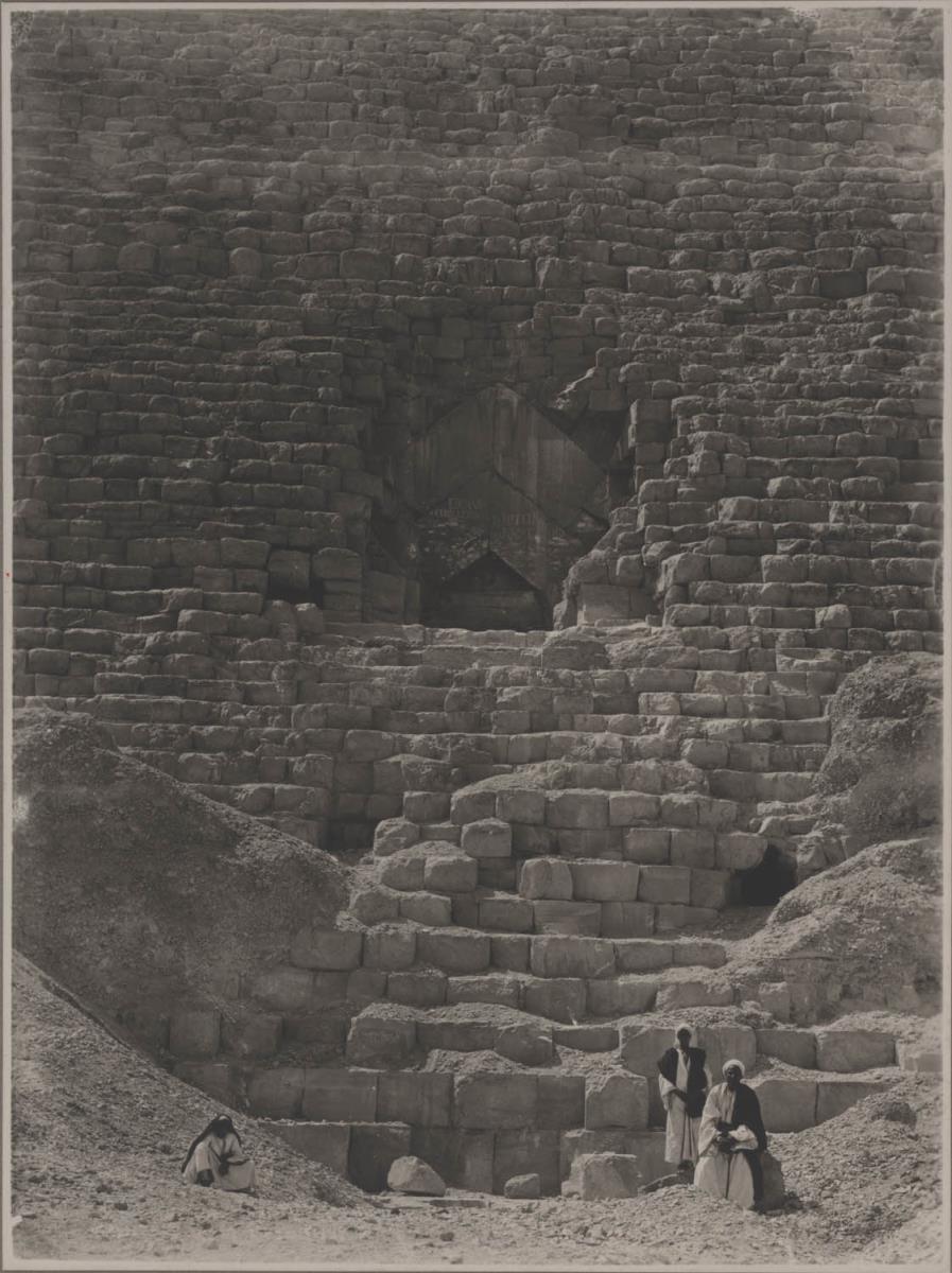 Gizeh, Große Pyramide, Nordeingang