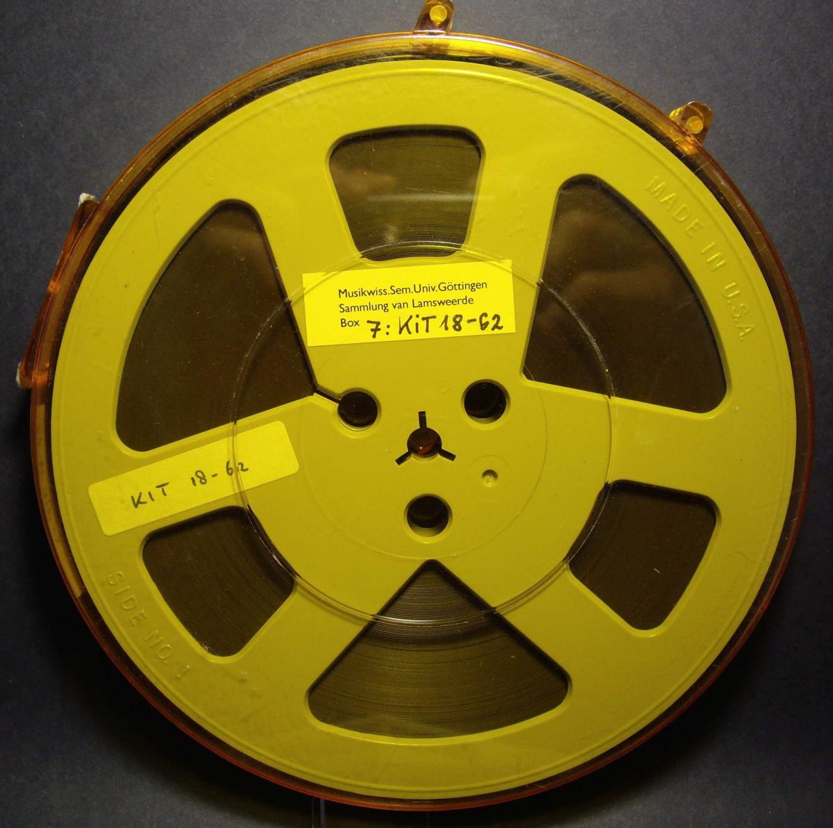 Lecture tape samples music from the Philippines