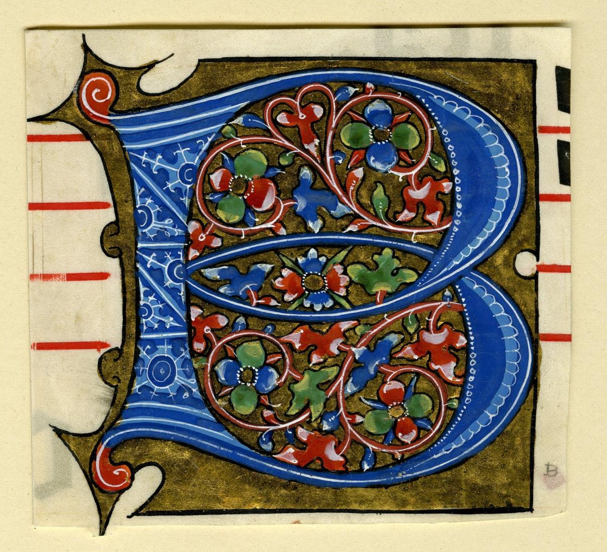 Initiale B aus einem Antiphonar für Ludwig XII. und Anne de Bretagne, Frankreich
