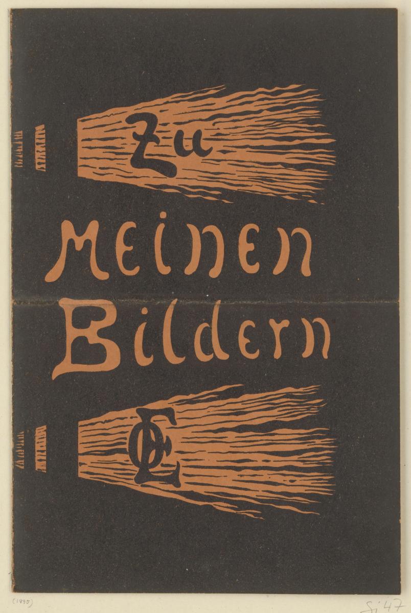 Versteigerungskatalog Zu meinen Bildern (27. November 1894, Frankfurt am Main)