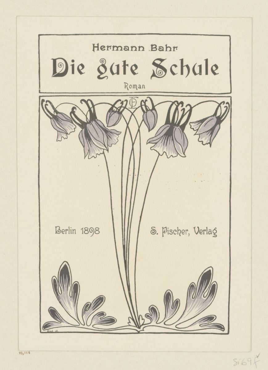 Umschlagtitel zu Die gute Schule von Hermann Bahr