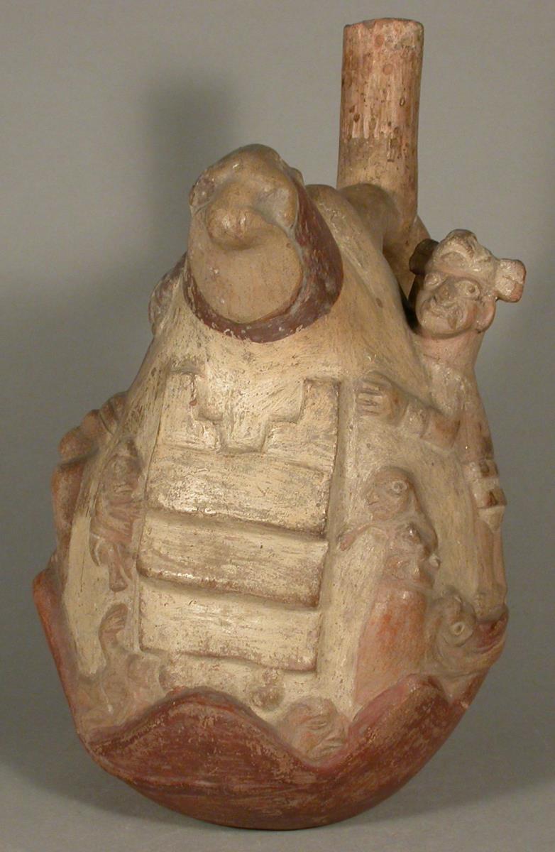 Relief und Applikation: anthropomorphe und zoomorphe Figuren