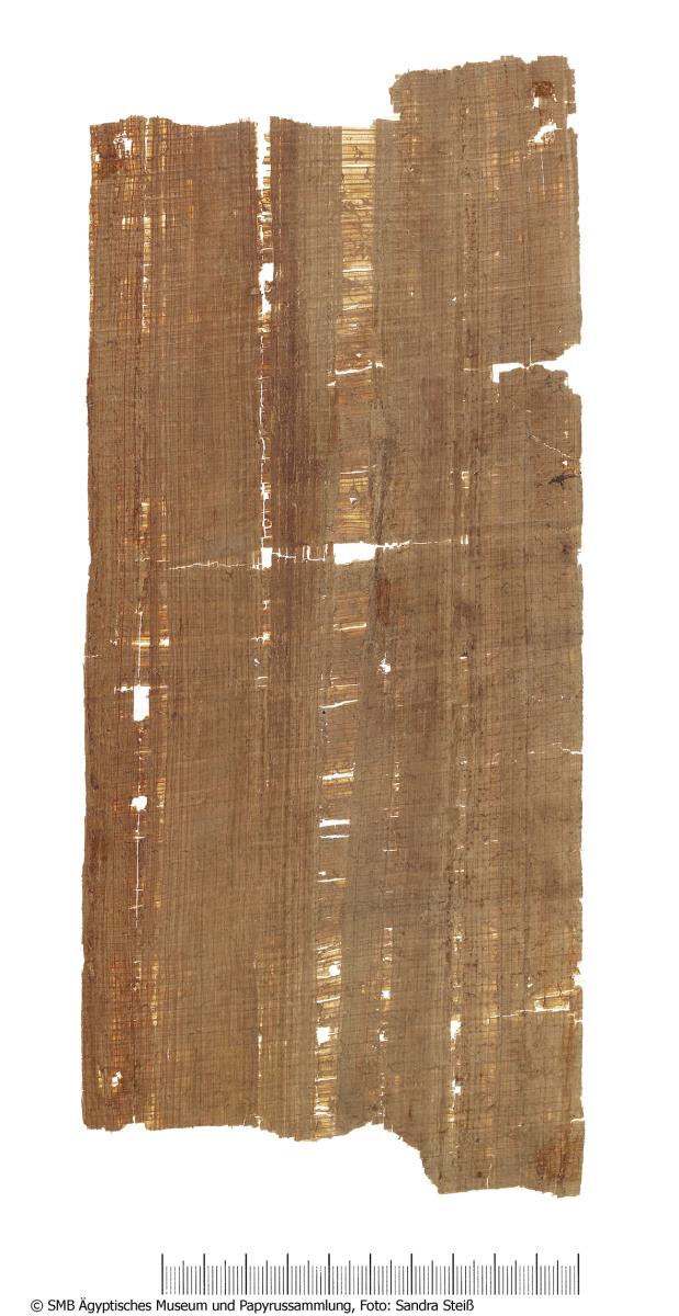 Aramäischer Papyrus mit der Antwort mit Memorandum des Statthalters von Judäa, Bagohi, an die Juden von Elephantine bzgl. Wiederaufbau des Tempels