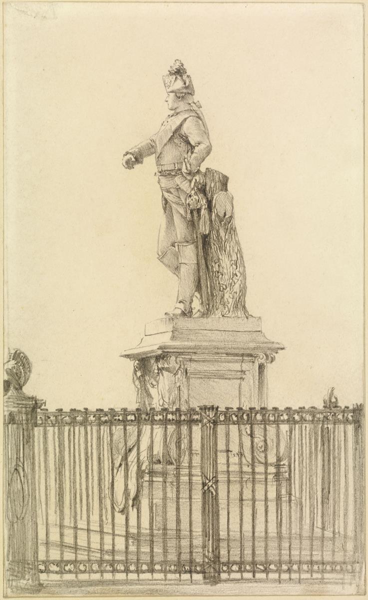 General Friedrich Wilhelm von Seydlitz. Nach der Statue auf dem Zietenplatz in Berlin