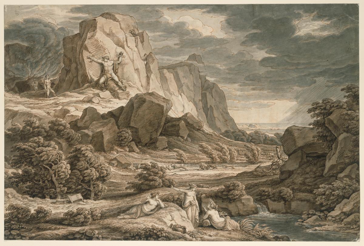 Heroische Landschaft mit Prometheus