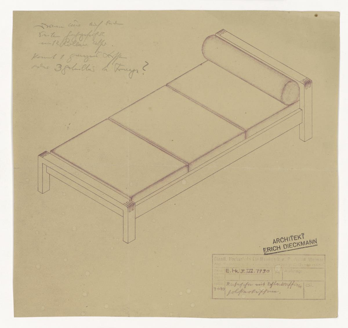Ruhesofa (Möbelentwürfe, Sitzmöbel)