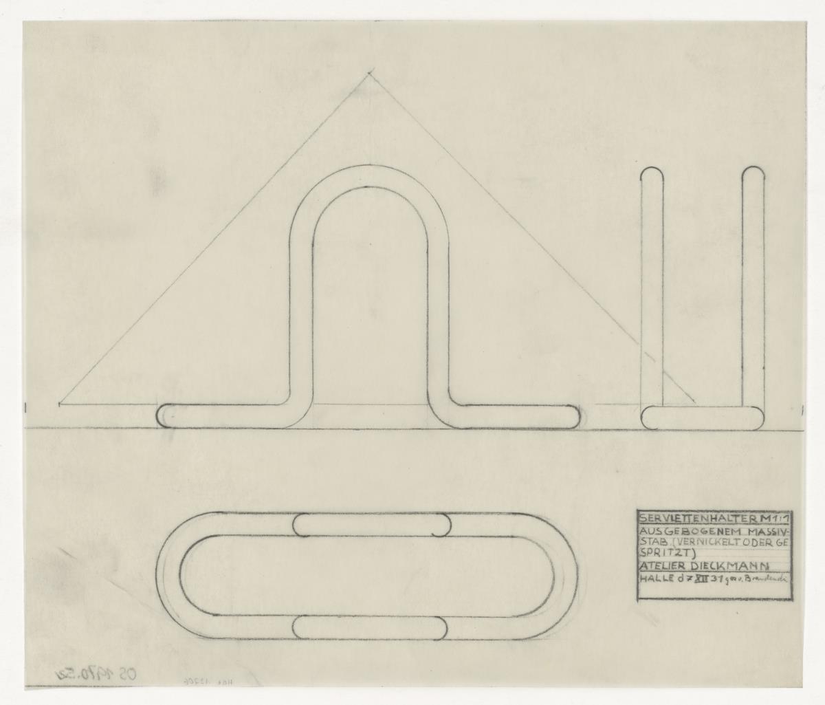 Servierttenhalter (Möbelentwürfe, Diverses)