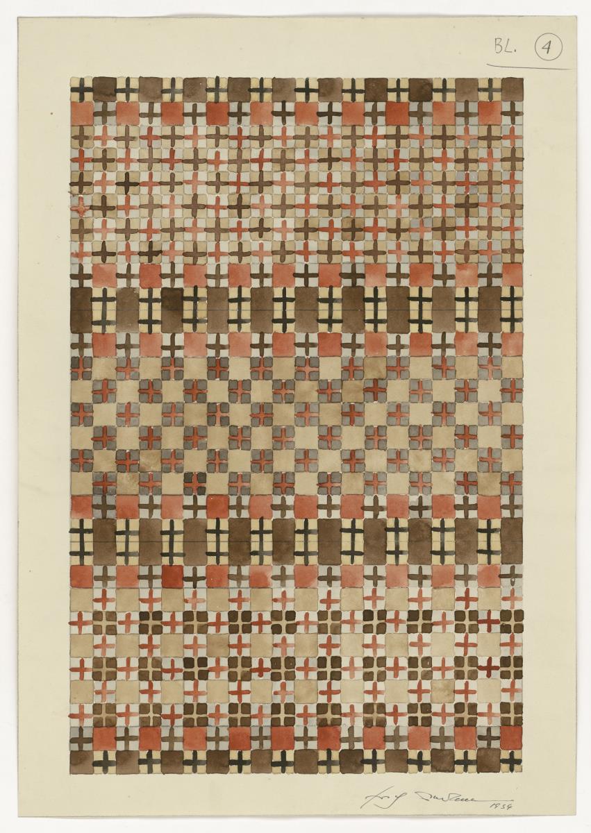 Entwurf für Flurteppich (Teppichentwürfe)