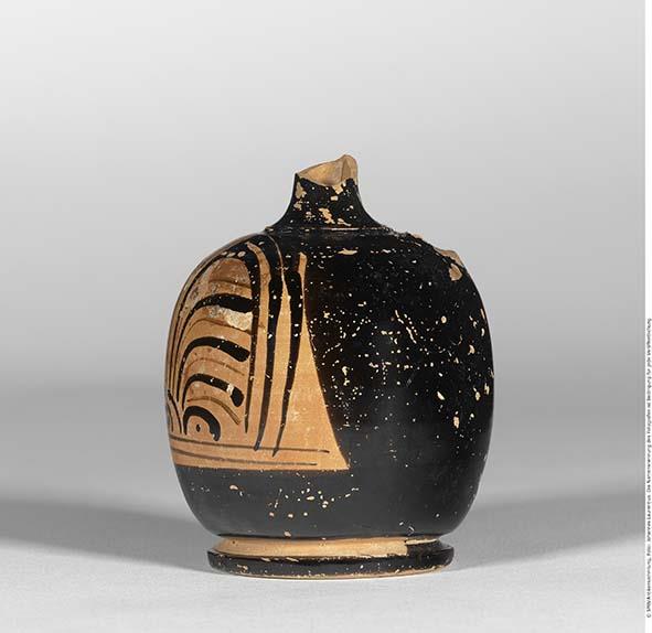 Attisch rotfigurige Bauchlekythos