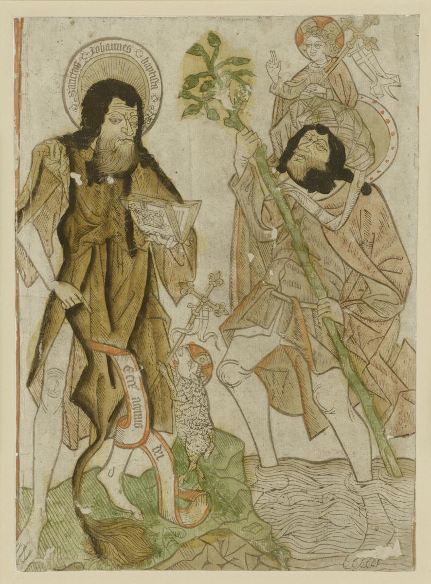 Johannes der Täufer und hl. Christopherus