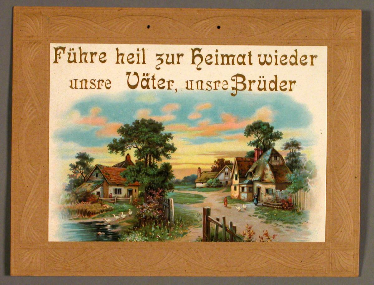 Führe heil zur Heimat wieder unsre Väter, unsre Brüder.