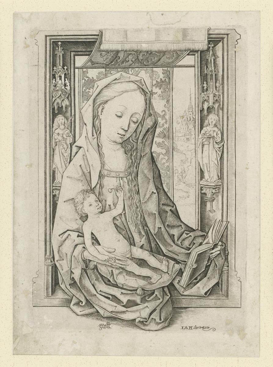Madonna mit den Kirschen am Fenster