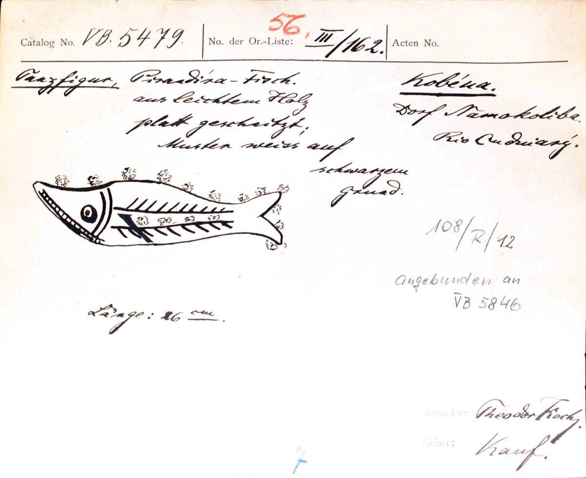 in Form des Pirandira-Fisch