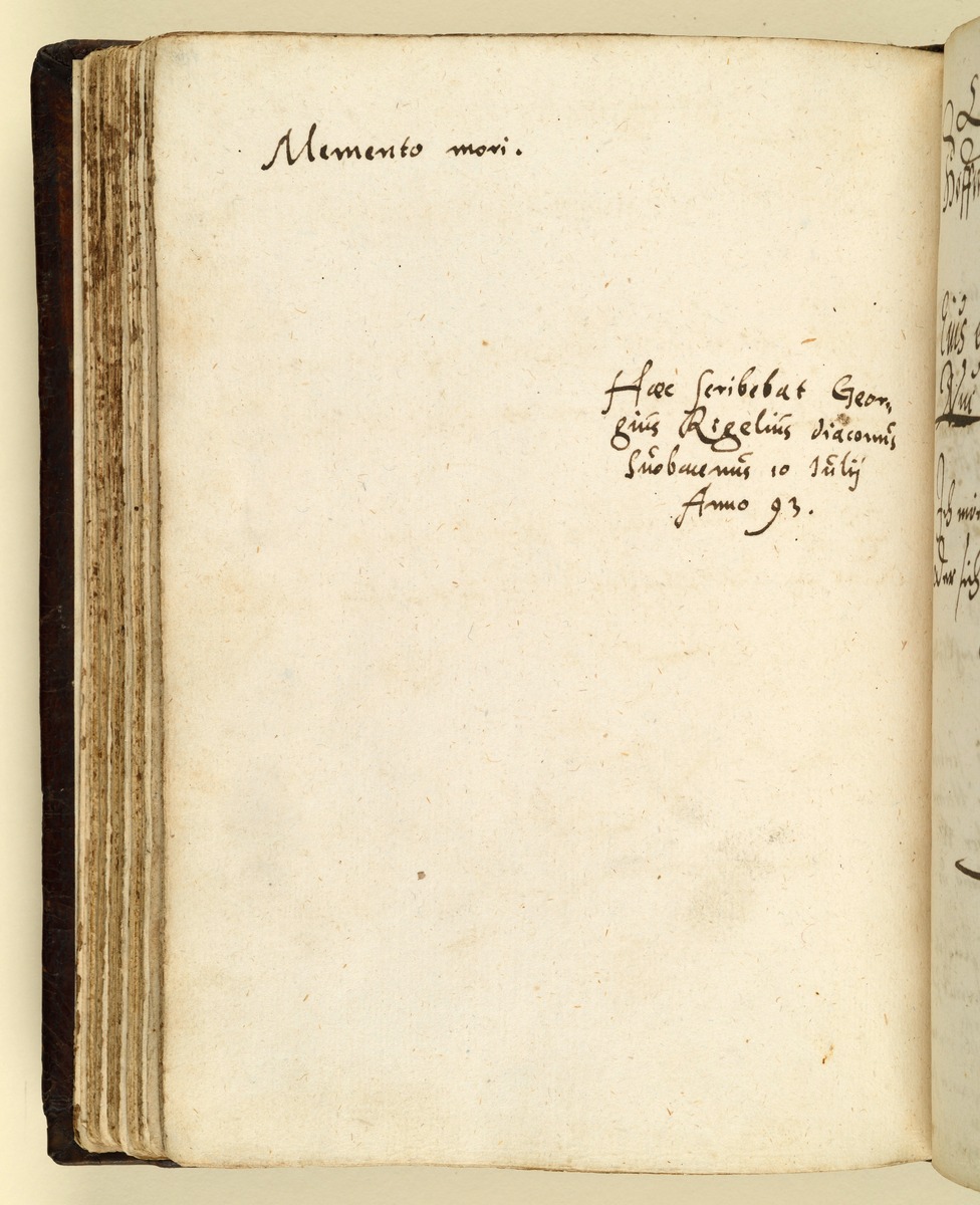 Stammbuch des Leonhard Hayder von Nürnberg, fol. 100v