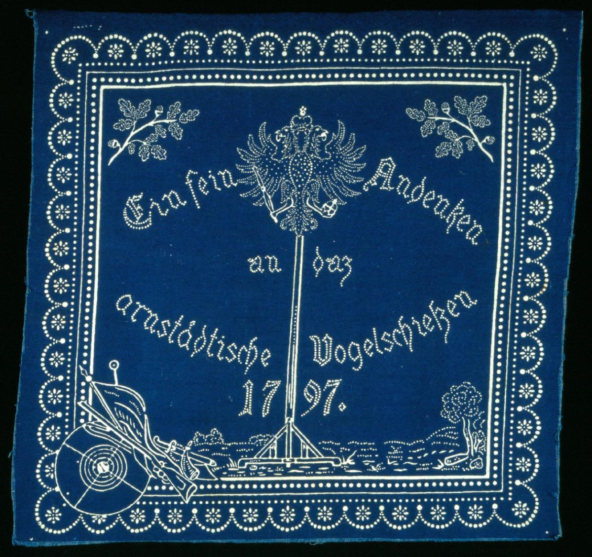 Ein fein Andenken an das arnstädtische Vogelschießen 1797.