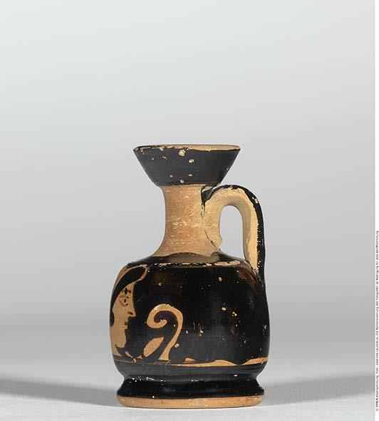 Attisch rotfigurige Bauchlekythos