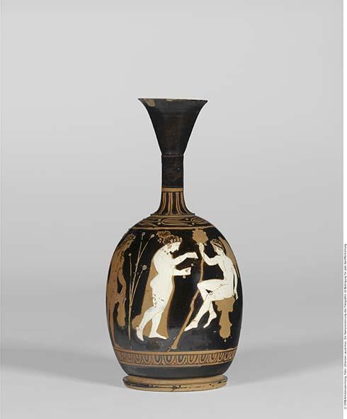 Attisch rotfigurige Bauchlekythos