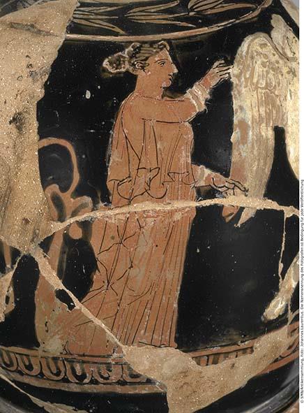 Attisch rotfigurige Bauchlekythos