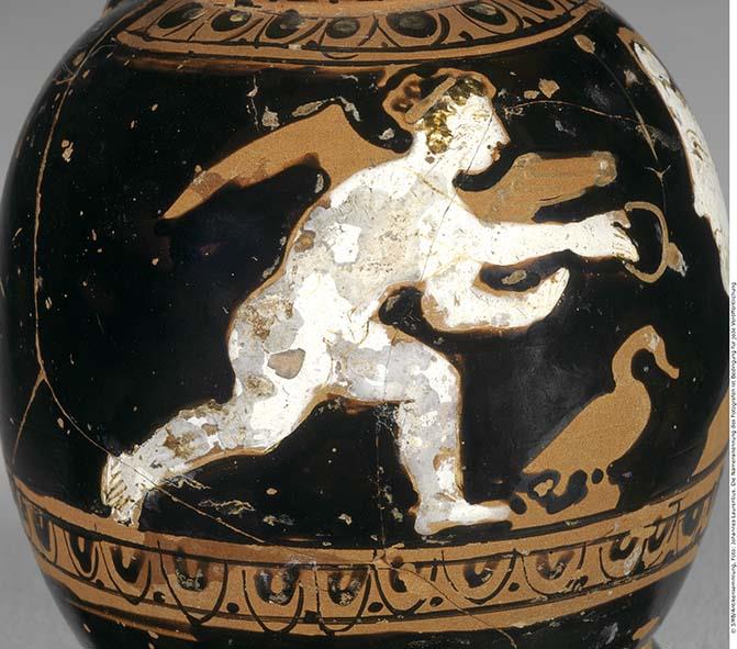 Attisch rotfigurige Bauchlekythos