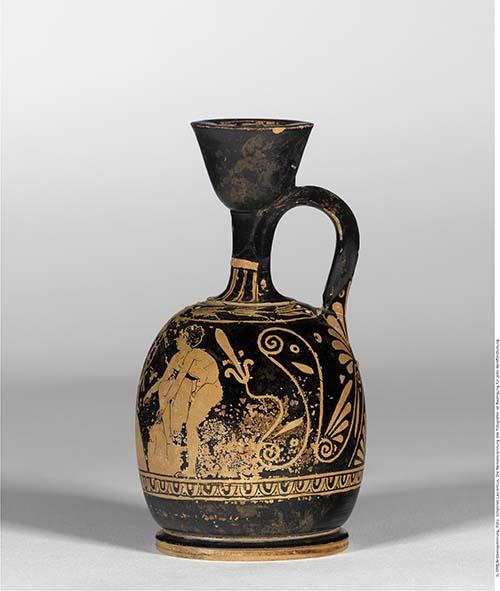 Attisch rotfigurige Bauchlekythos