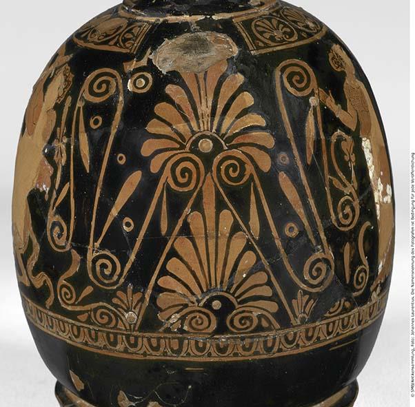 Attisch rotfigurige Bauchlekythos
