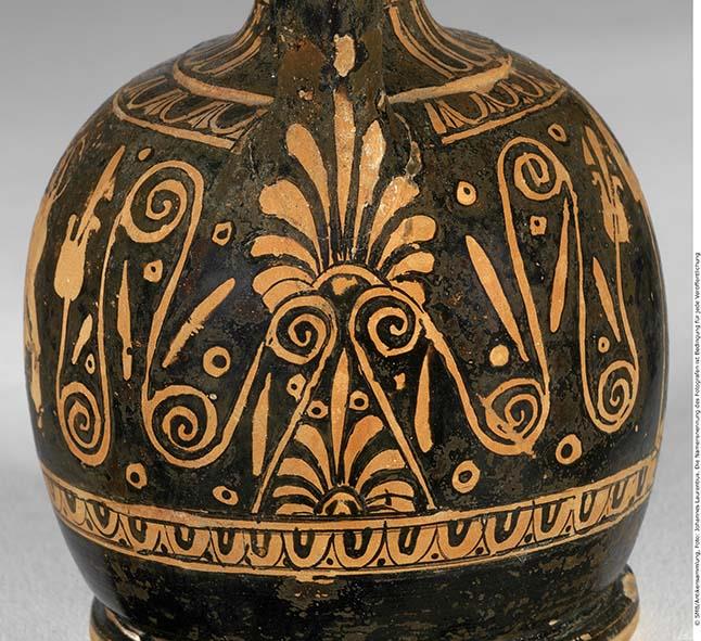 Attisch rotfigurige Bauchlekythos