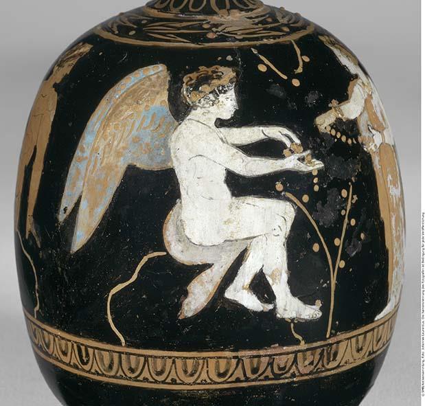 Attisch rotfigurige Bauchlekythos