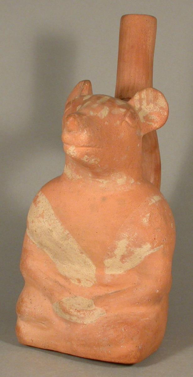 Sitzende anthropo-zoomorphe Figur