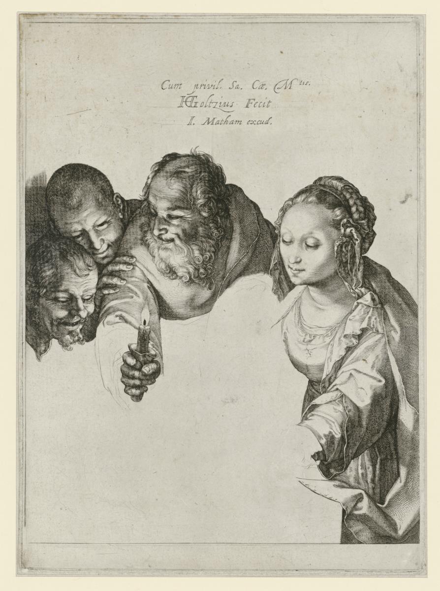 Anbetung der Hirten, 1. Zustand