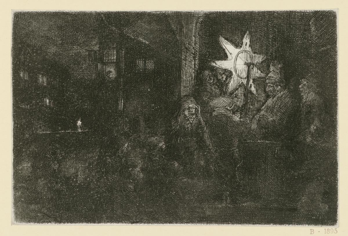 Der Stern von Bethlehem. Nachtstück
