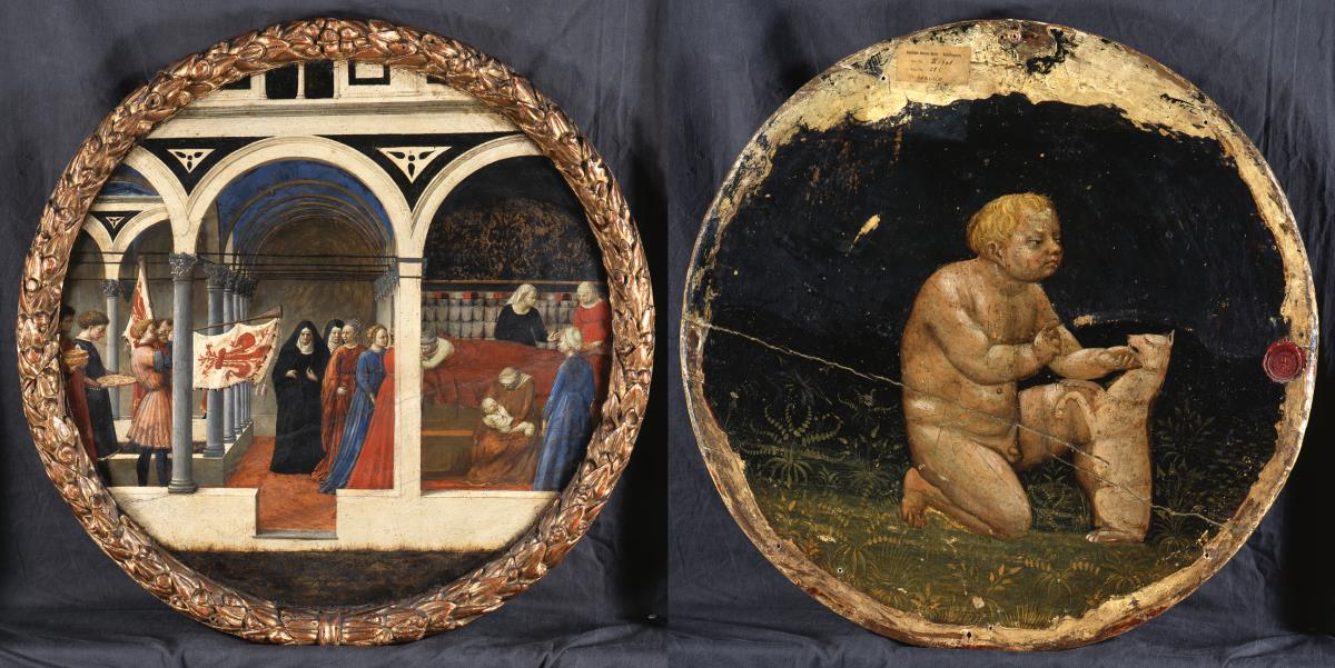 "Desco da parto" (Geburtsteller)