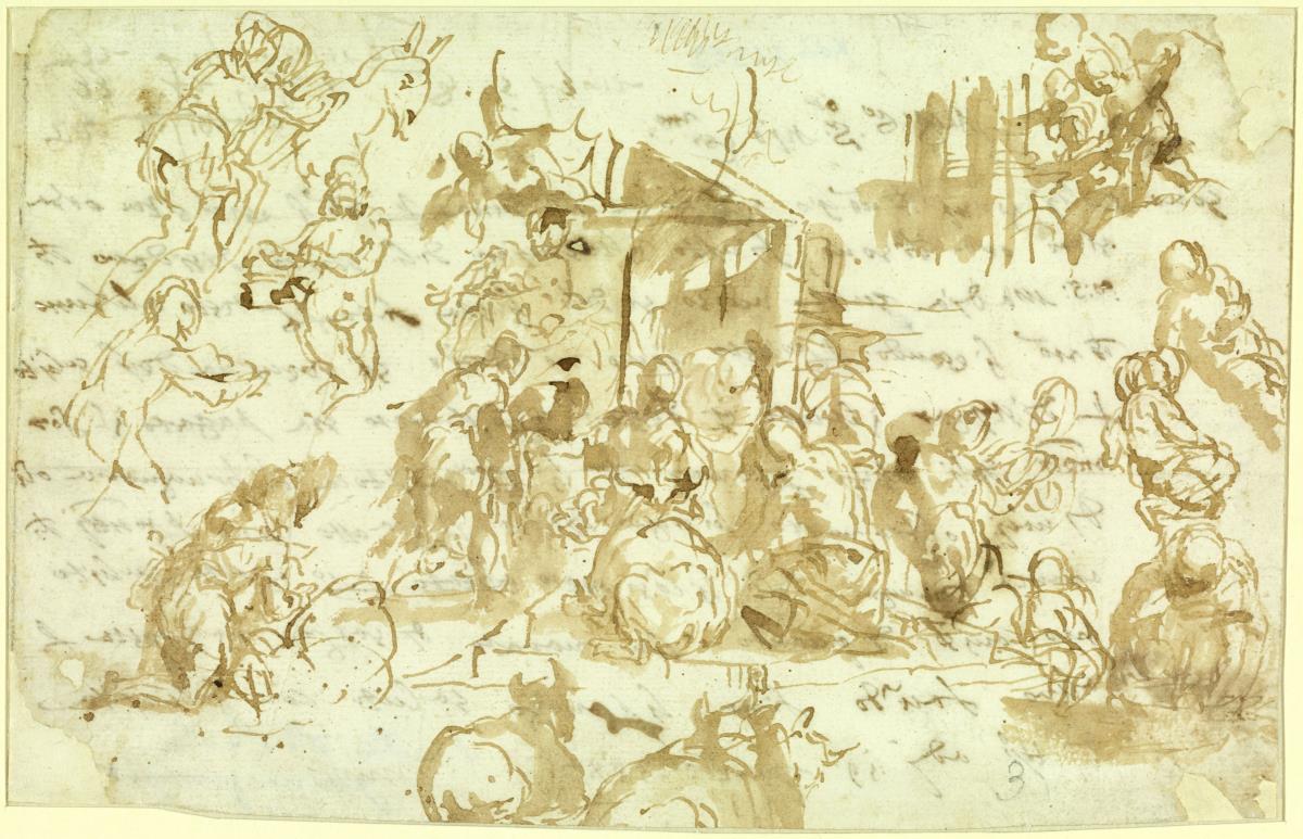 Studien für eine Anbetung der Hirten