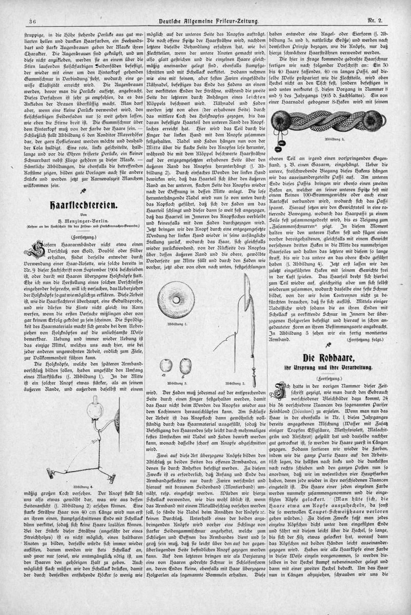 Deutsche Allgemeine Friseur-Zeitung: Haarflechtereien: Verschlüsse für Haararmbänder