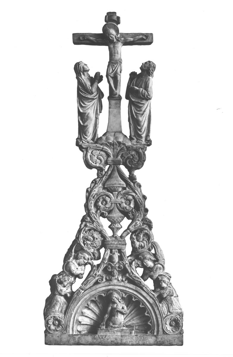 Tabernakelaufsatz mit Kreuzigungsgruppe; Johannes