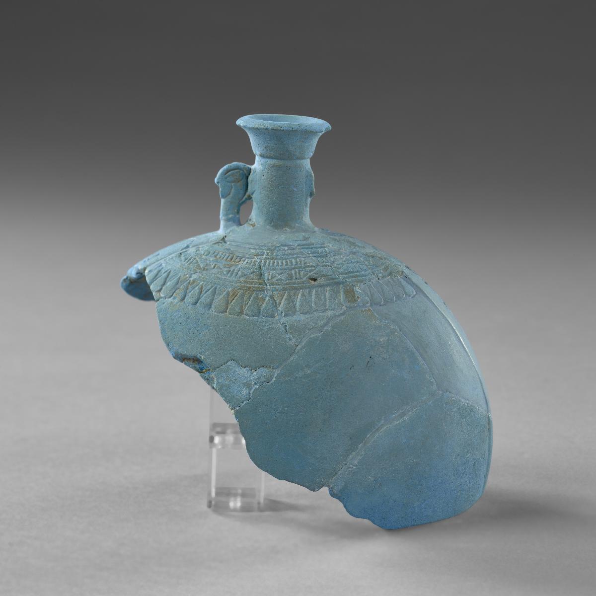 Fragment einer ägyptischen Neujahrsflasche