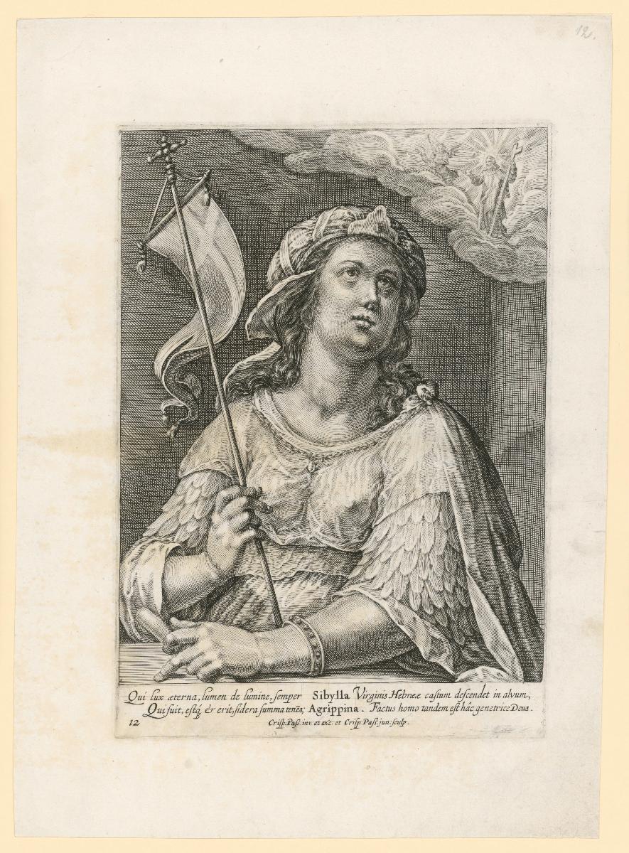Sibylla Agrippina, Bl. 12 aus der 12-teiligen Sibyllen-Folge