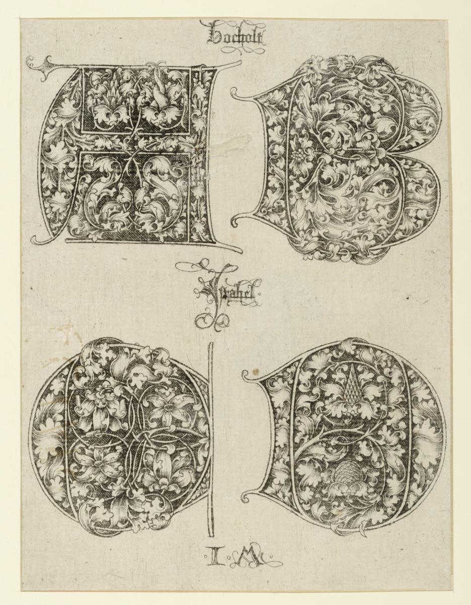 Das große Majuskel-Alphabet A B C D