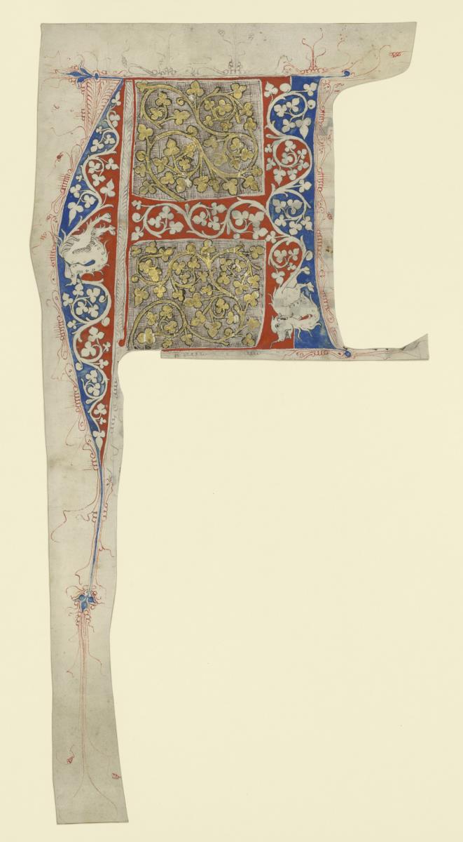 Initiale A(spiciens a longe), 1. Advent, Antiphonarium Officii, Fragment