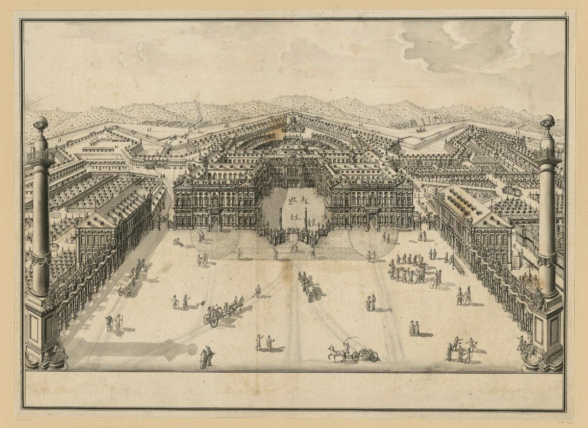Vogelperspektive der Residenz Würzburg