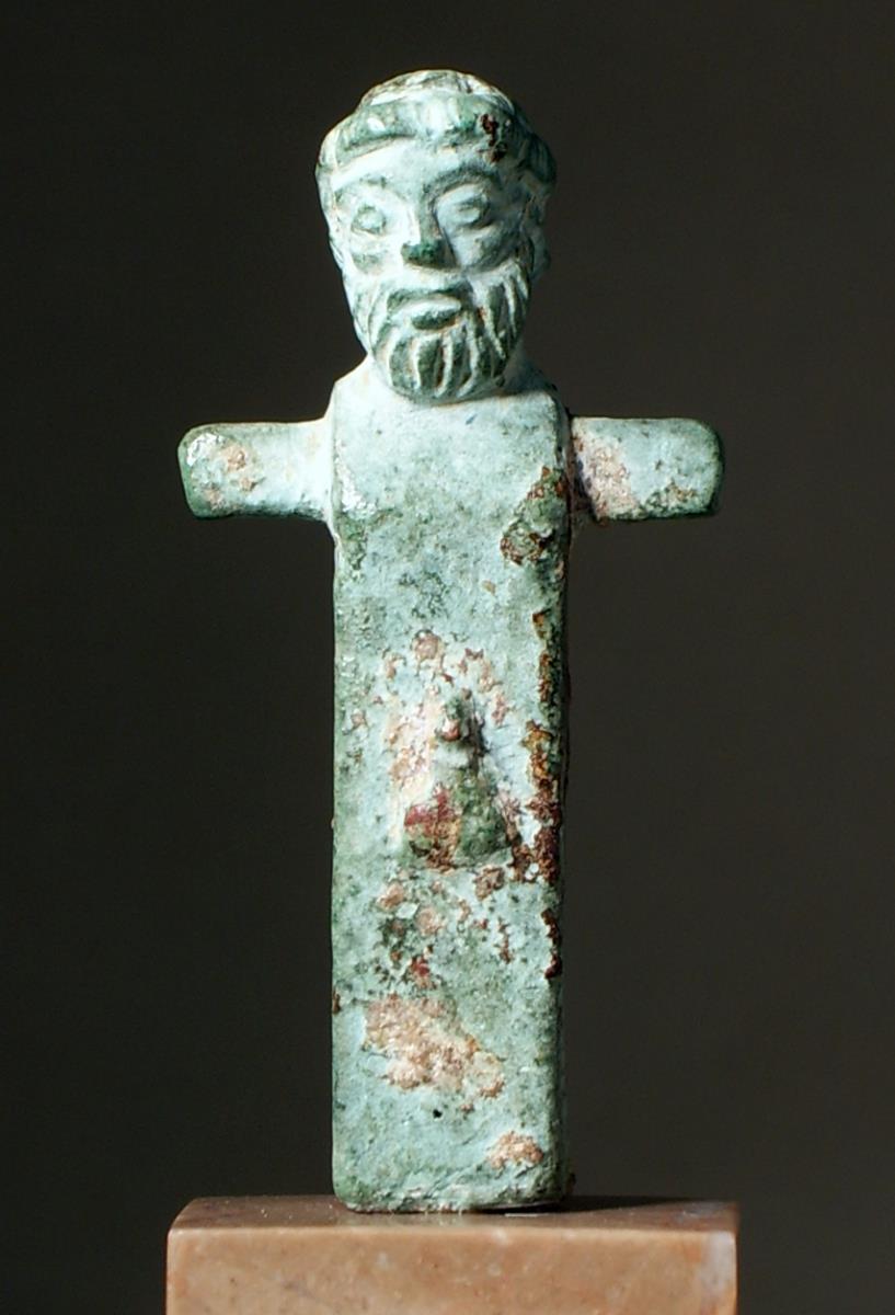 Herme eines bärtigen Gottes