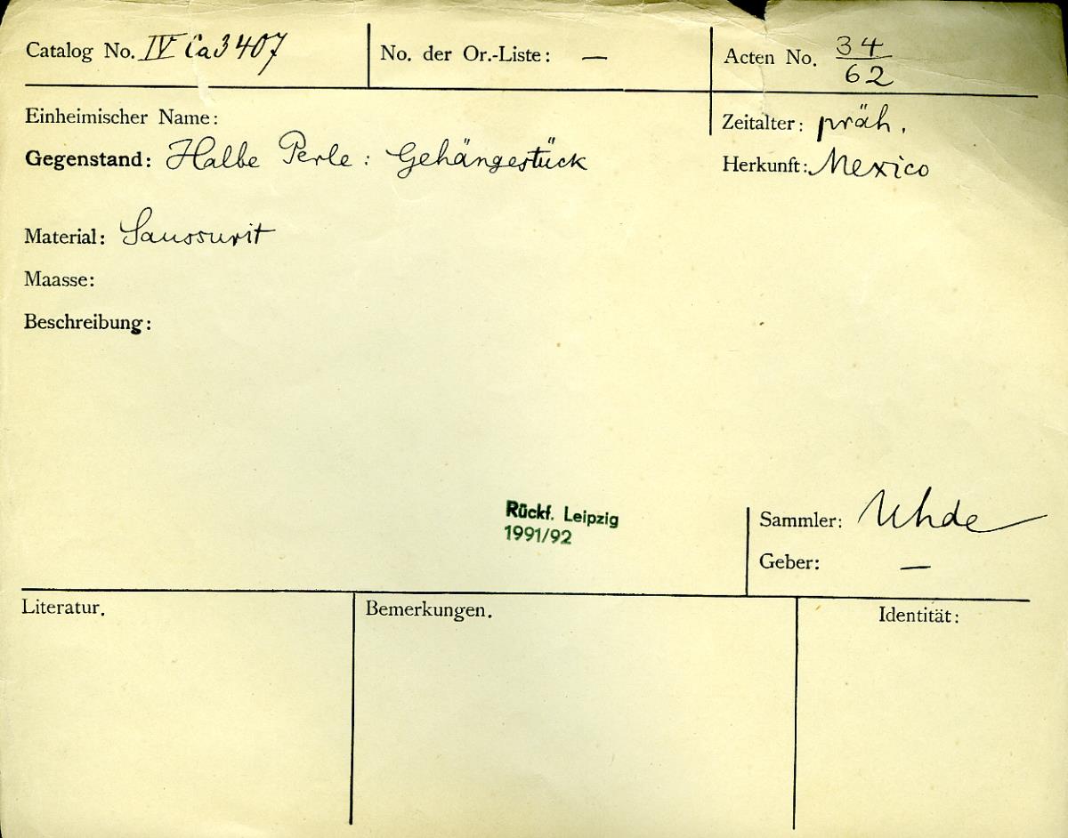 IV Ca 3407