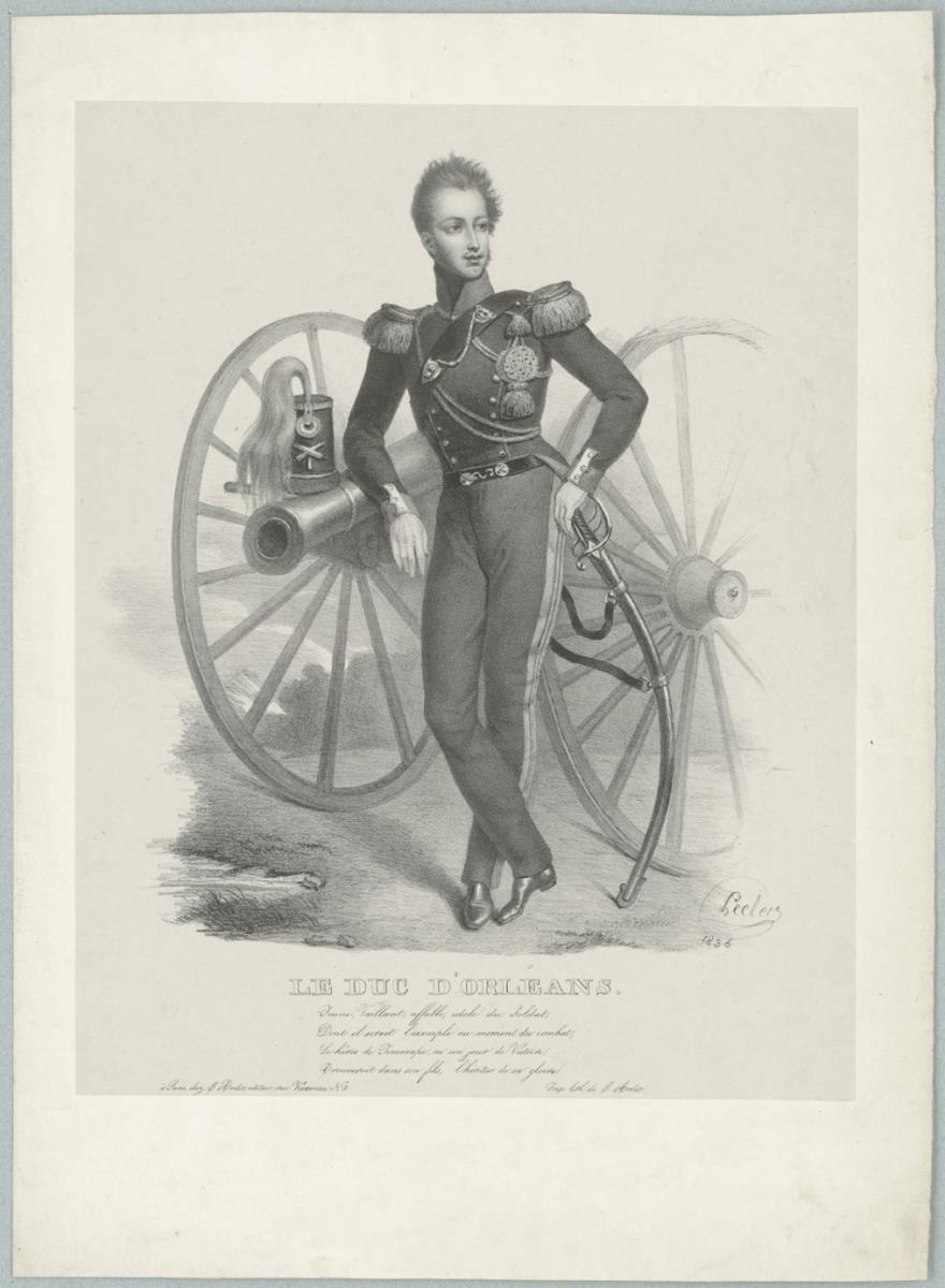 Porträt des Ferdinand Philippe D'Orléans, duc de Chartres