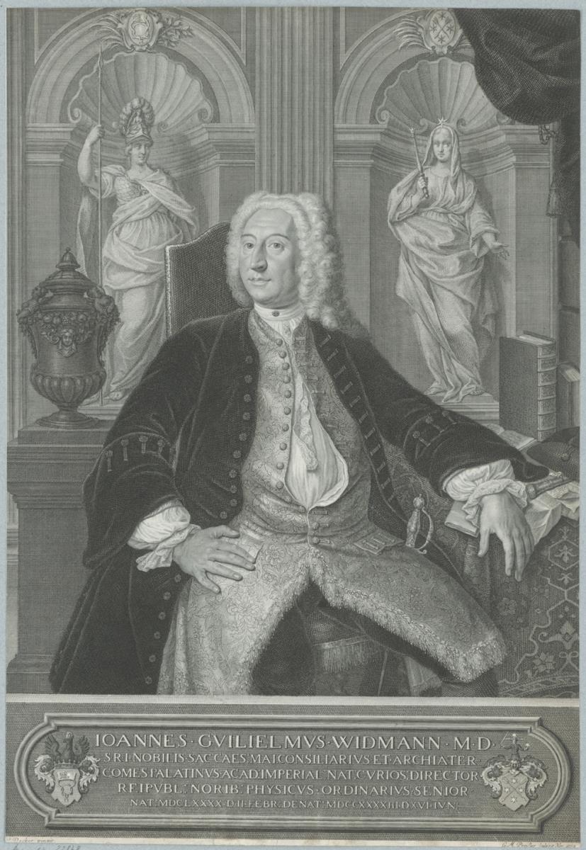 Porträt des Johann Wilhelm Widmann des Älteren
