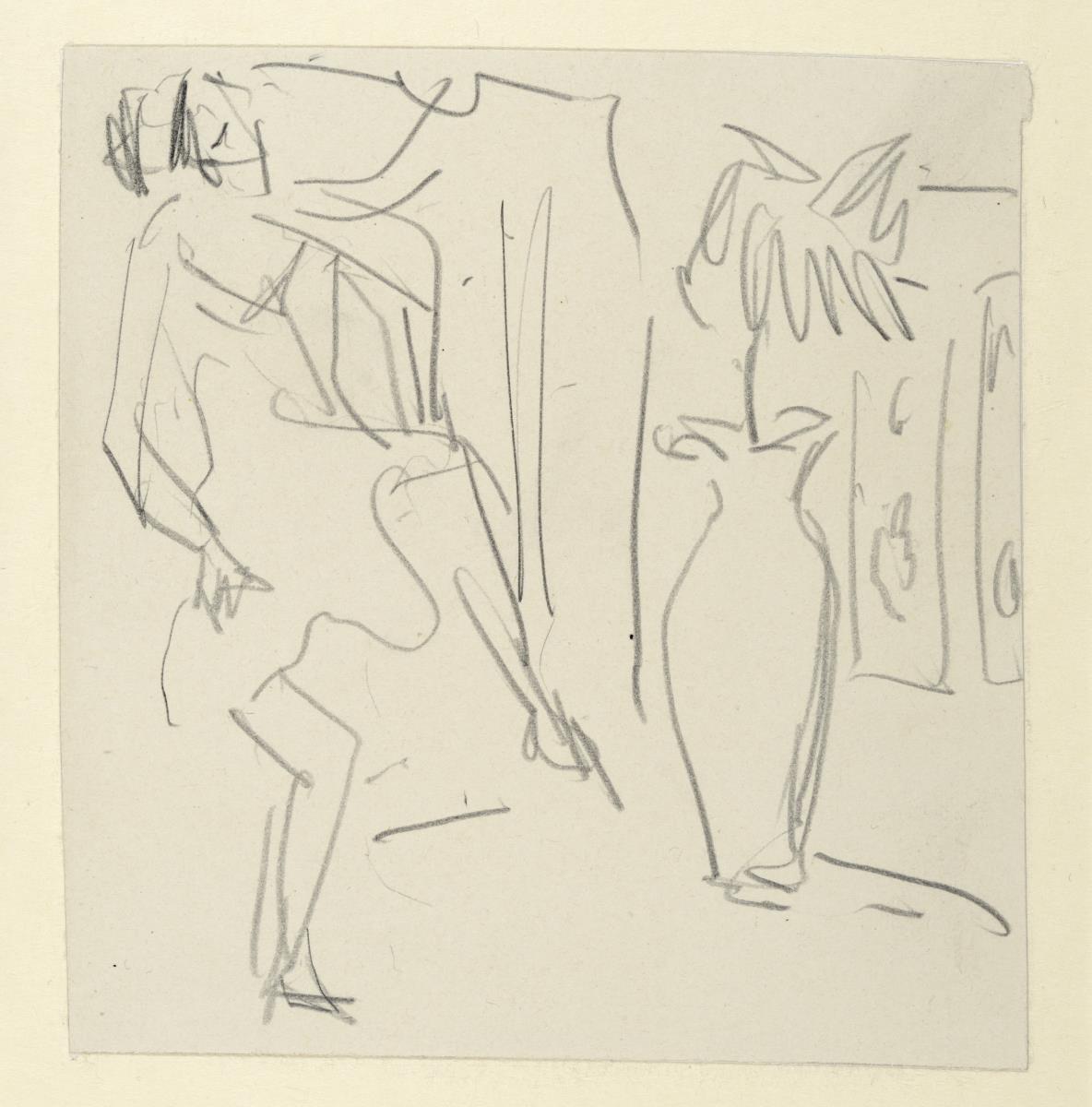 Tänzerin (im Atelier?)