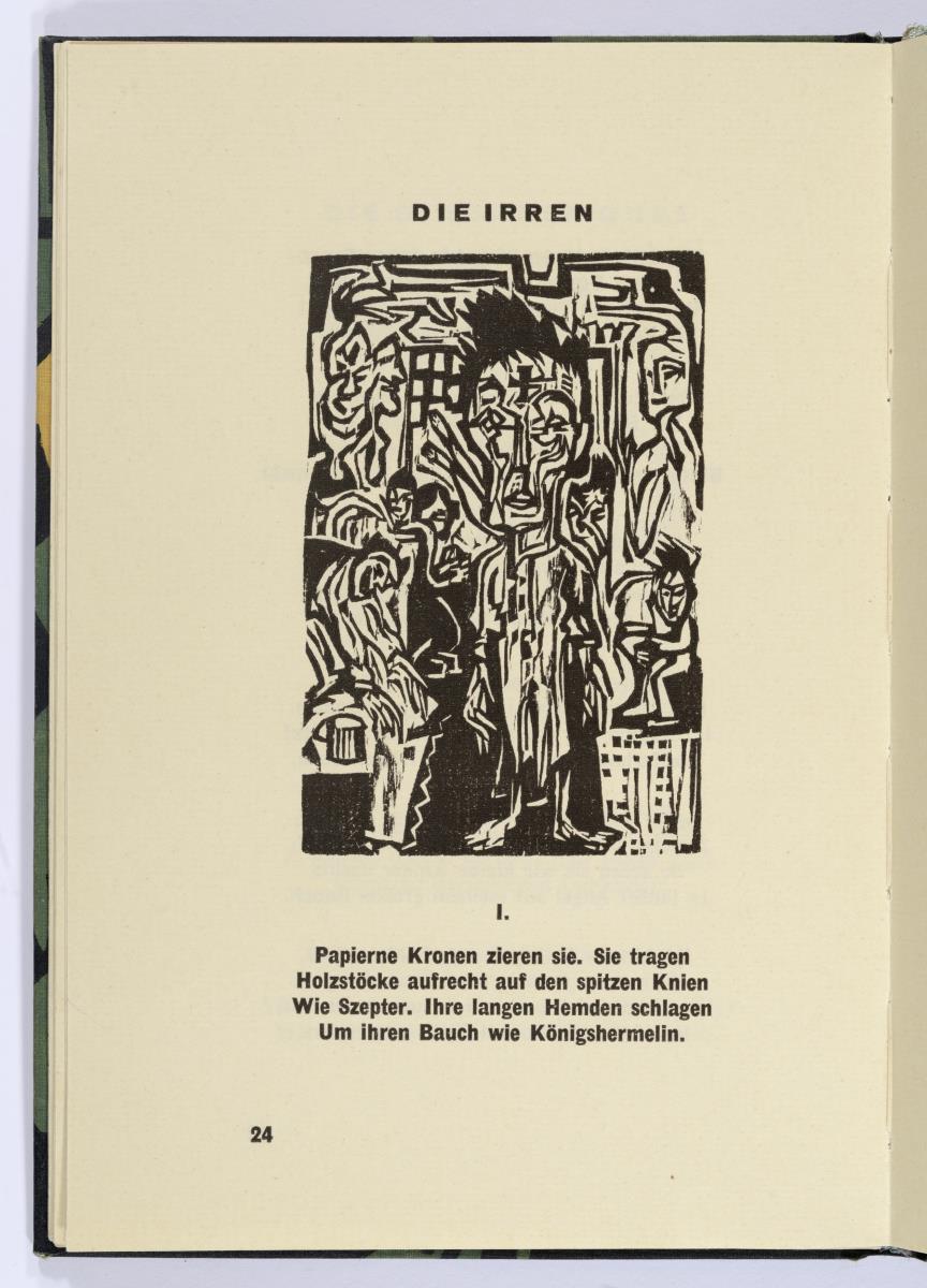 "Die Irren I". Georg Heym, Umbra Vitae, München 1924, S. 24.