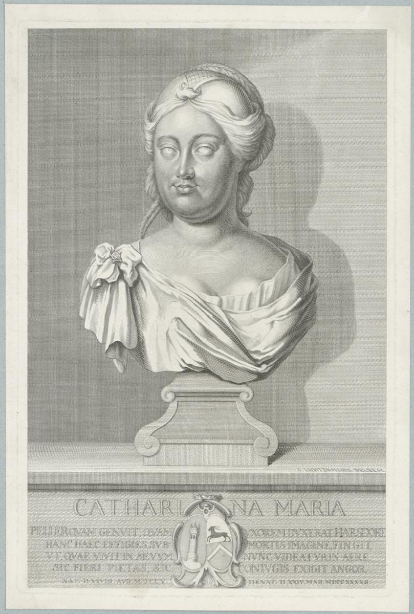 Porträtbüste der Catherina Maria Peller