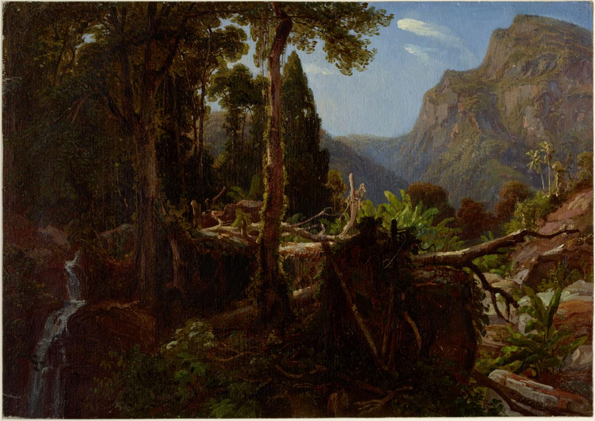 Blick von Galipan auf den Kleinen Avilaberg bei Laguaira